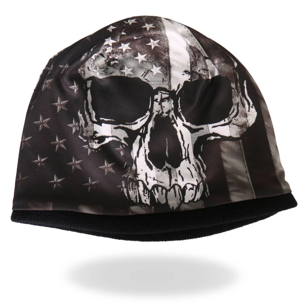 Hot Leathers KHC1033 Flag Skull Sublimated Beanie - Image 3
