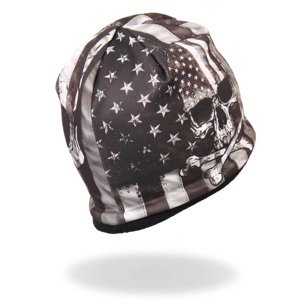 Hot Leathers KHC1033 Flag Skull Sublimated Beanie - Image 5