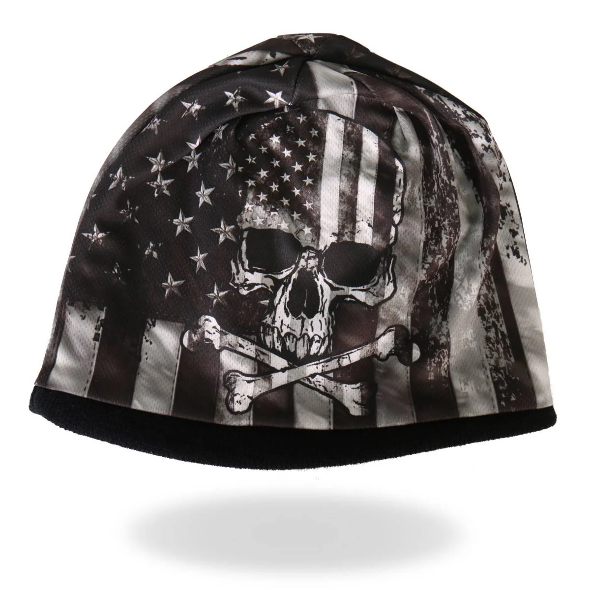 Hot Leathers KHC1033 Flag Skull Sublimated Beanie - Image 6
