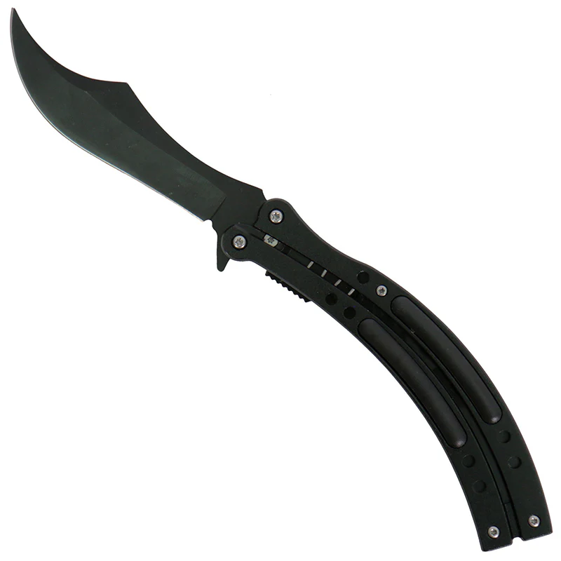 Hot Leathers KNA1105 Knife Black Curve 4" - Image 2