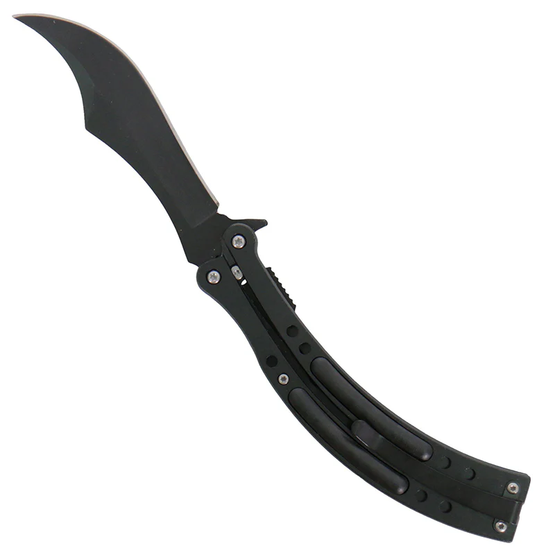 Hot Leathers KNA1105 Knife Black Curve 4" - Image 3