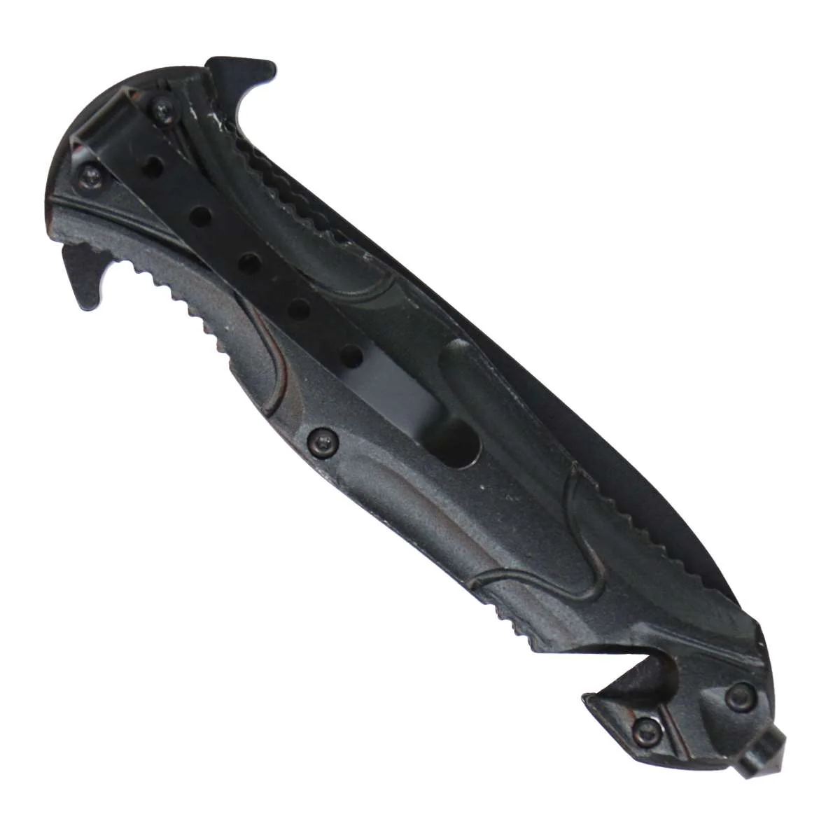 Hot Leathers Leaf Shape Matte Tactical Knife KNA1164 - Image 4