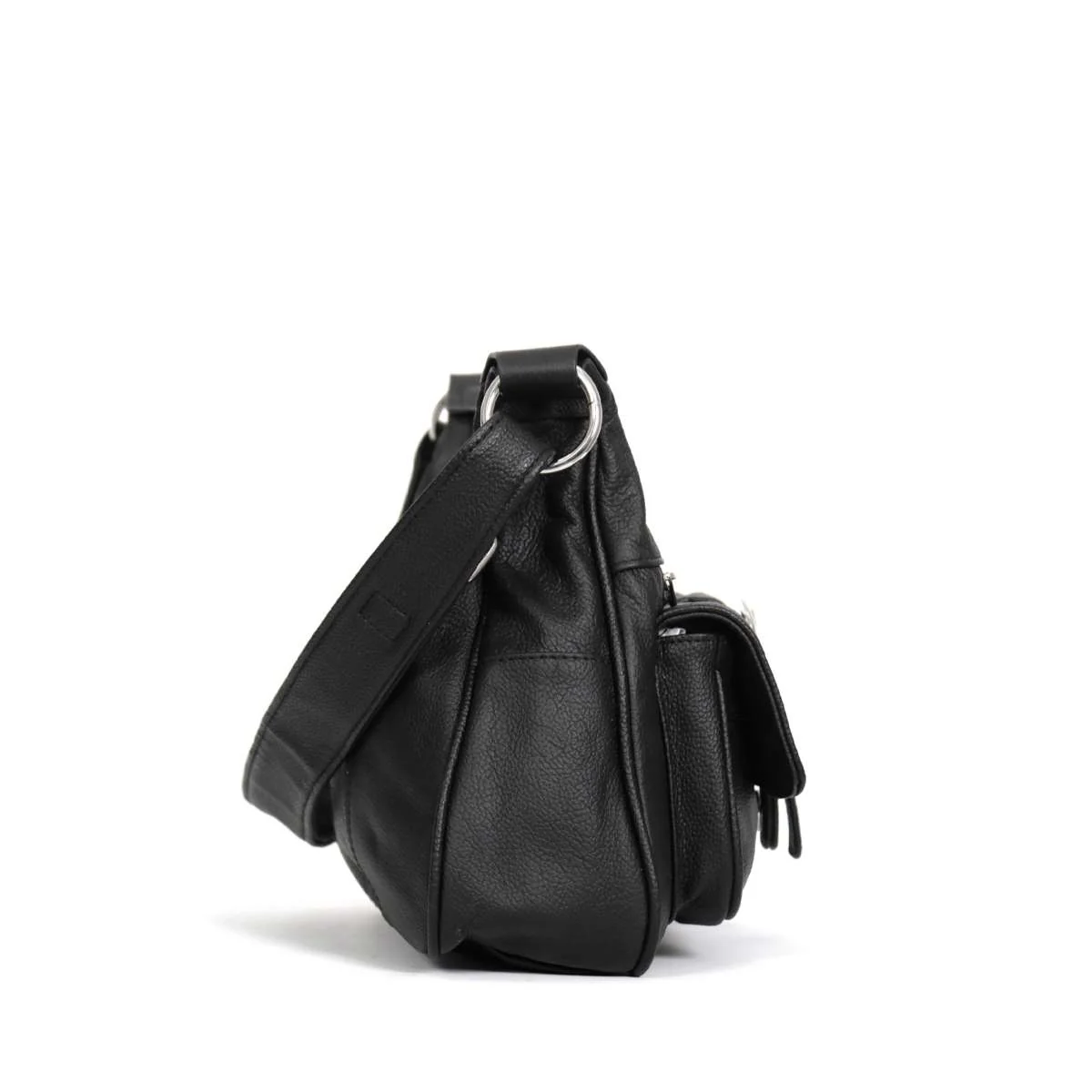 Hot Leathers Leather Purse With Front Buckle Pocket PUA1159 - Image 3