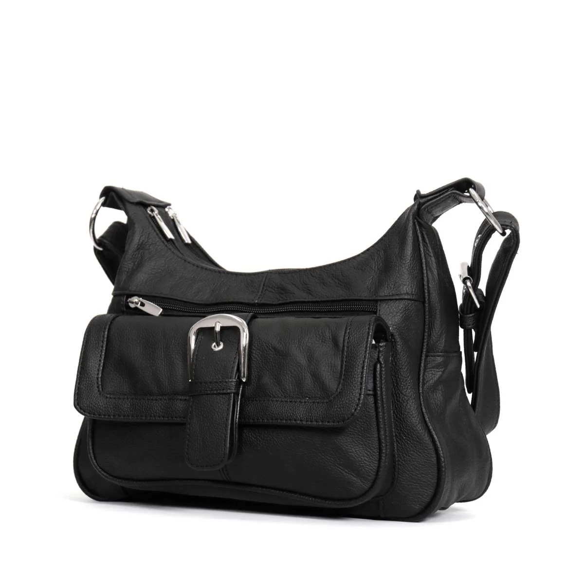 Hot Leathers Leather Purse With Front Buckle Pocket PUA1159 - Image 8