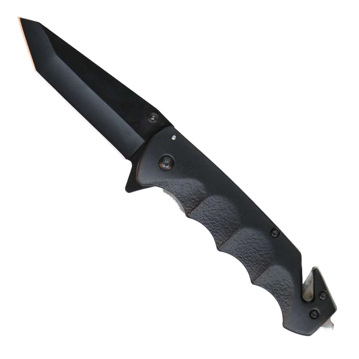Hot Leathers Matte Black Tanto Blade KNA1160 - Image 2