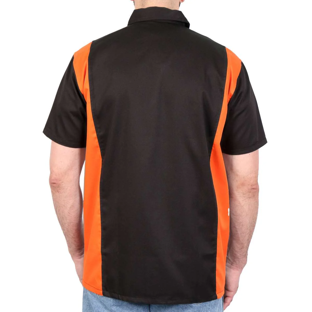 Hot Leathers GMM1003 Men's Mechanics 2-Tone Sides Button Up Heavy-Duty Work Shirt for | Classic Mechanic Work Shirt - Image 4