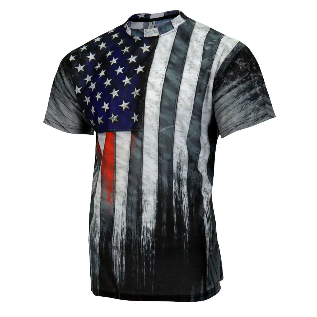 Hot Leathers Men's Short Sleeve American Flag 3D All Over Printed T-Shirt GMB1002 - Image 2