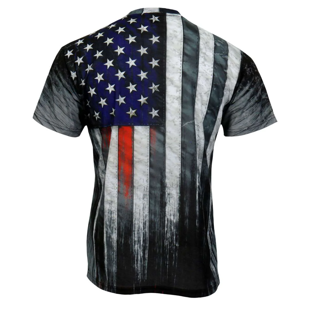 Hot Leathers Men's Short Sleeve American Flag 3D All Over Printed T-Shirt GMB1002 - Image 4