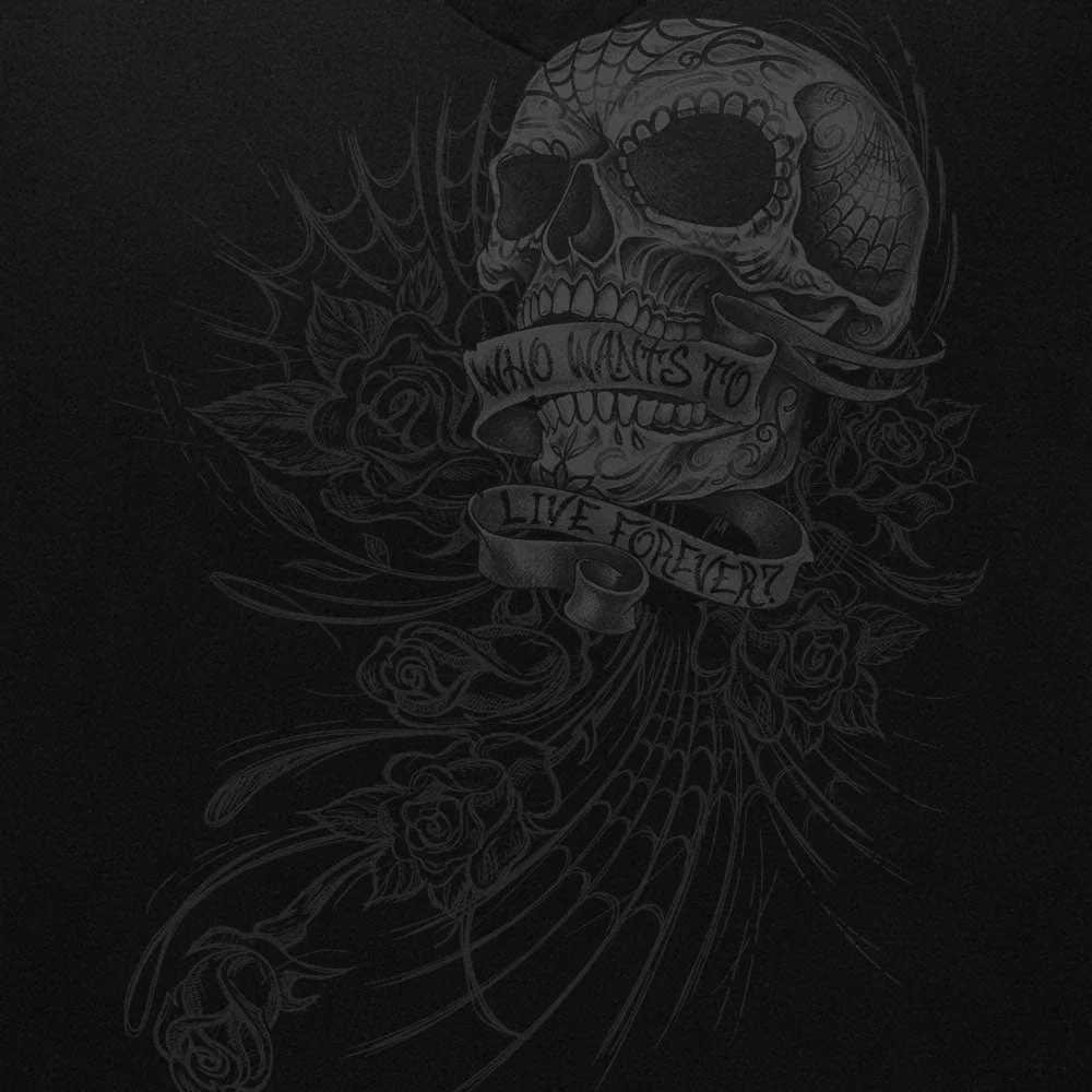 Hot Leathers Men's Sweet Demise V-Neck T-Shirt GMS1500 - Image 5