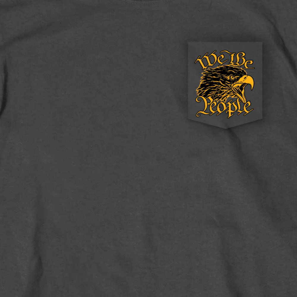 Hot Leathers Men's We The People T-Shirt with Pocket GMP1510 - Image 2