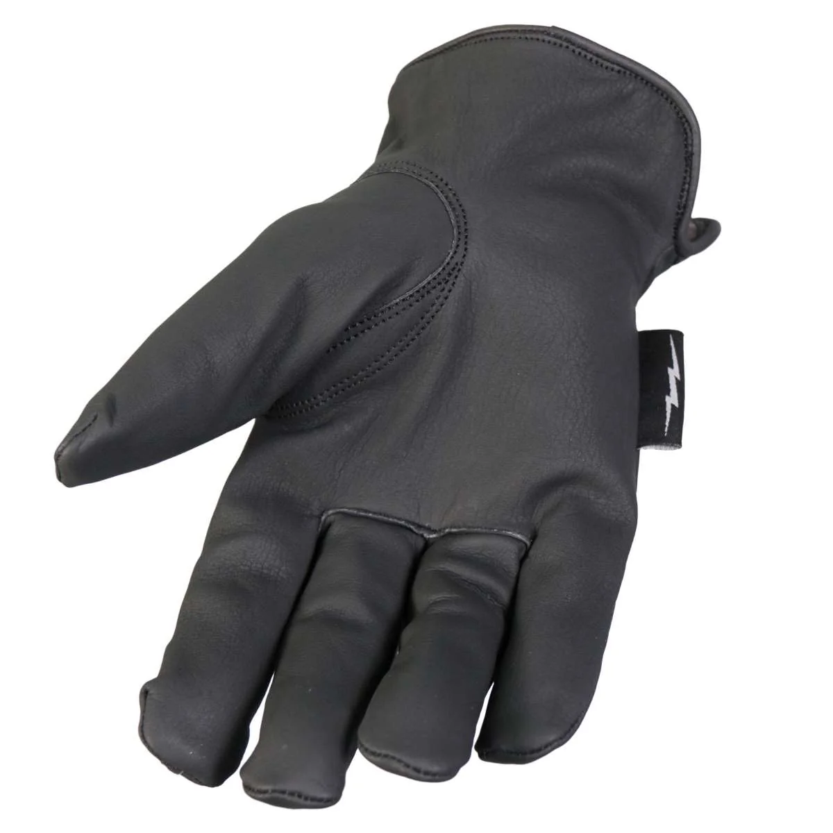 Hot Leathers Midnight Matte Leather Gloves GVM1030 - Image 2