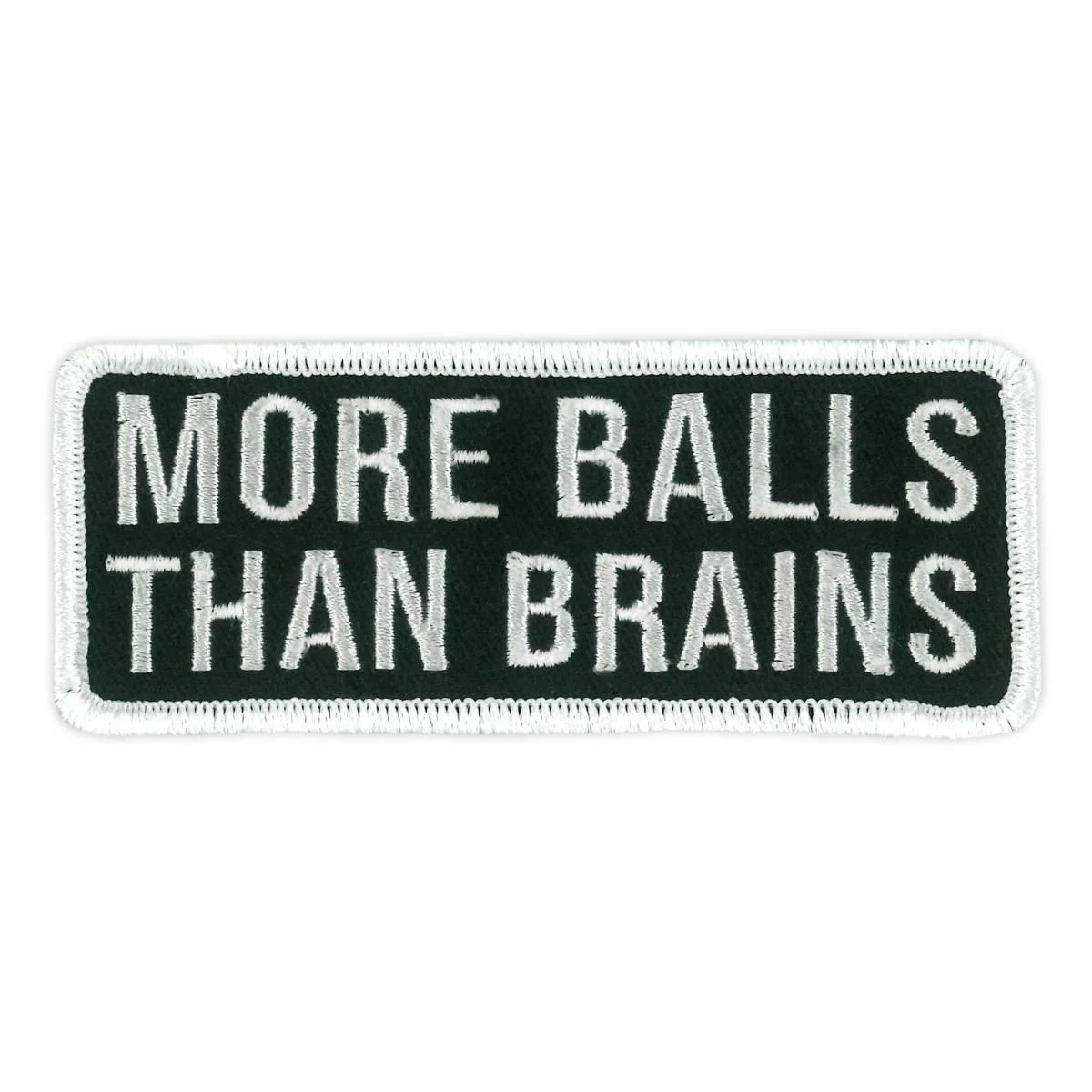 Hot Leathers More Balls Embroidered Patch Ppw1244 PPW1244