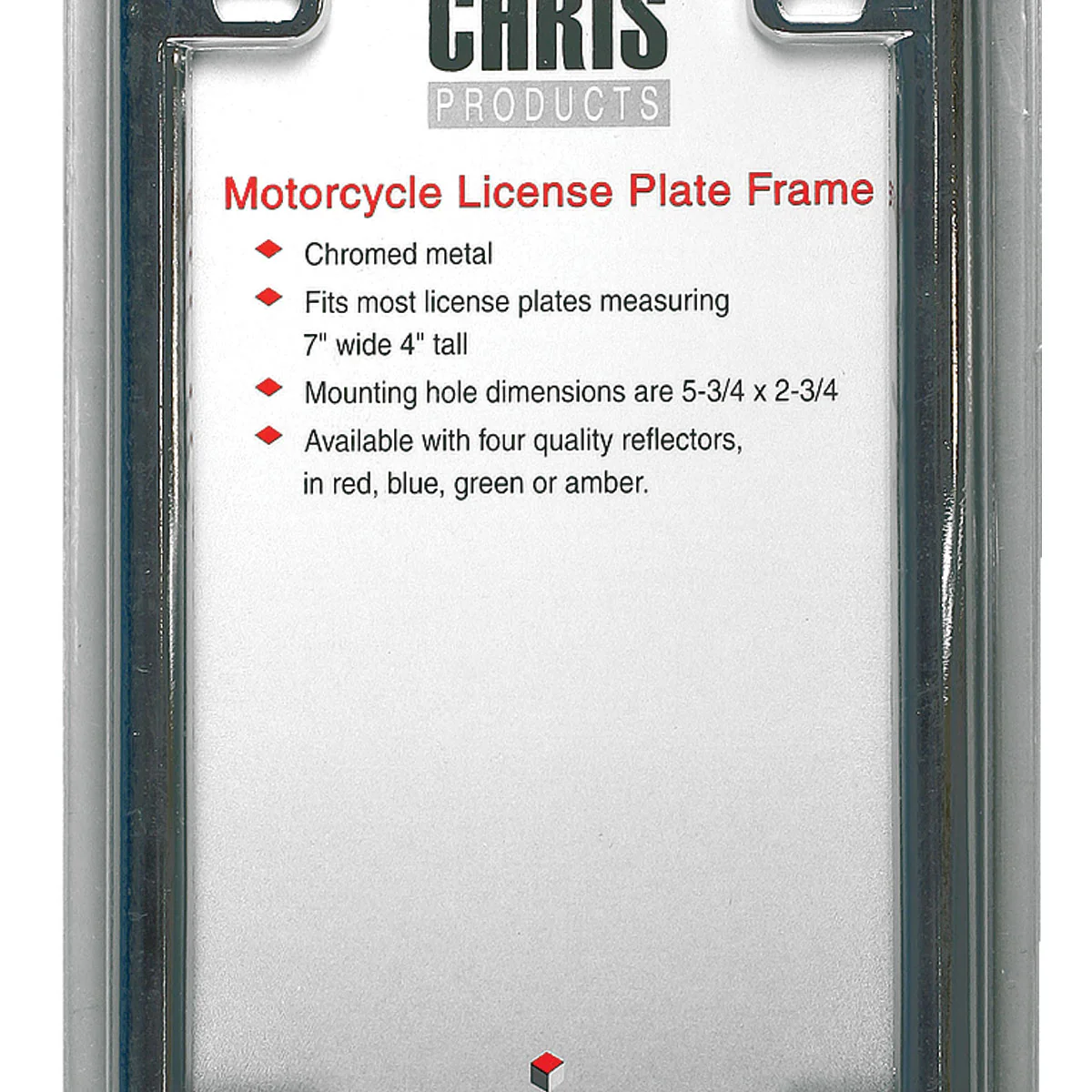 Hot Leathers MPA1601 Motorcycle License Plate Frame - Image 2