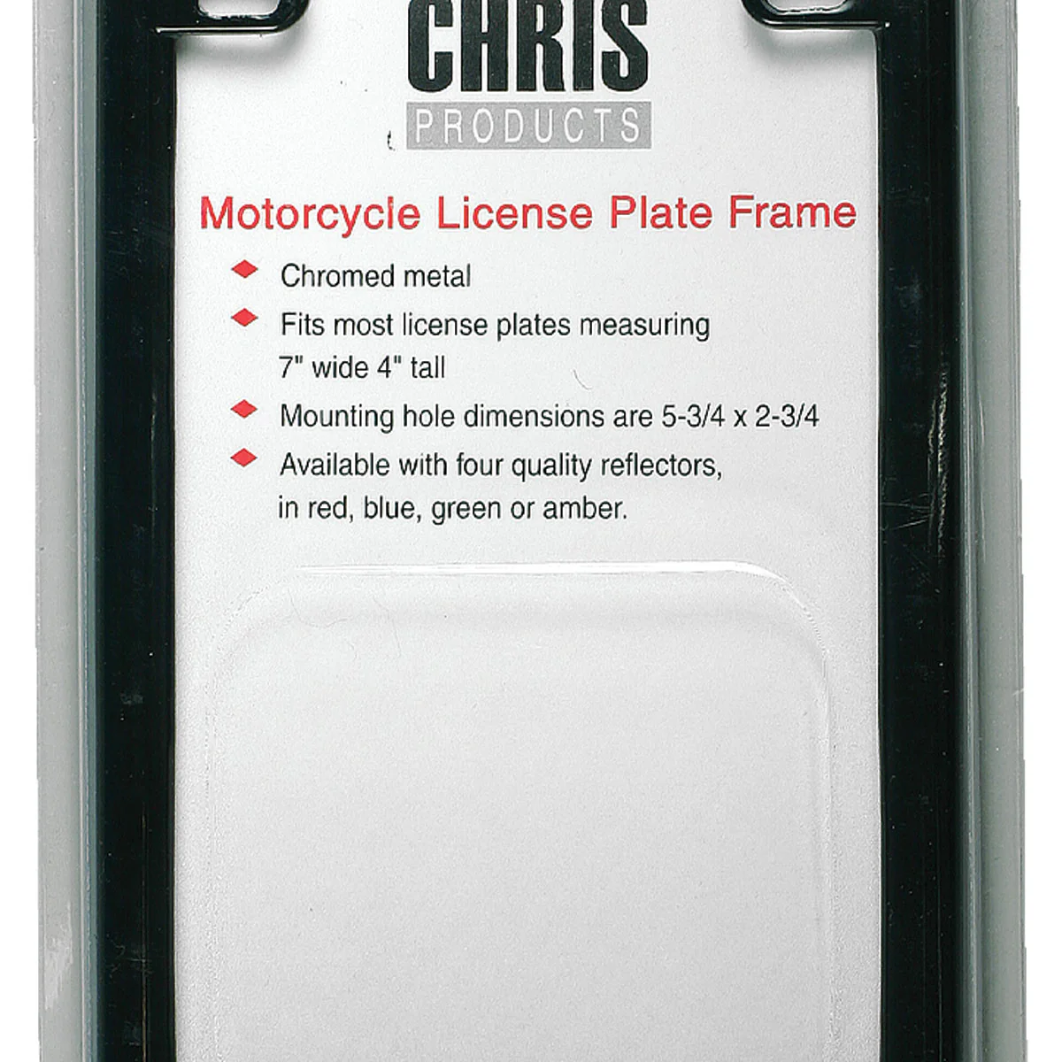 Hot Leathers MPA1602 Motorcycle License Plate Frame - Image 2