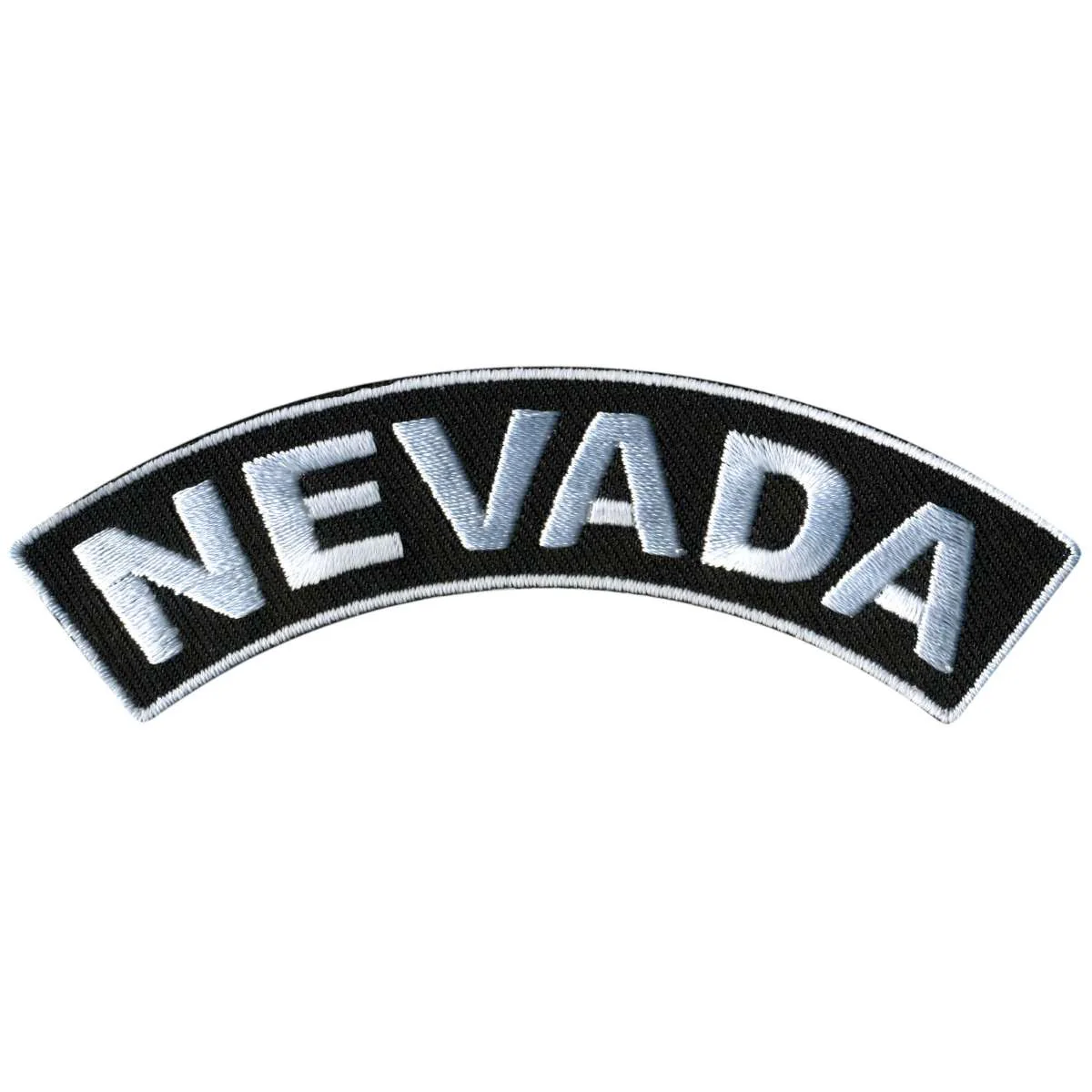 Hot Leathers Nevada 4" X 1" Top Rocker Patch PPM4056