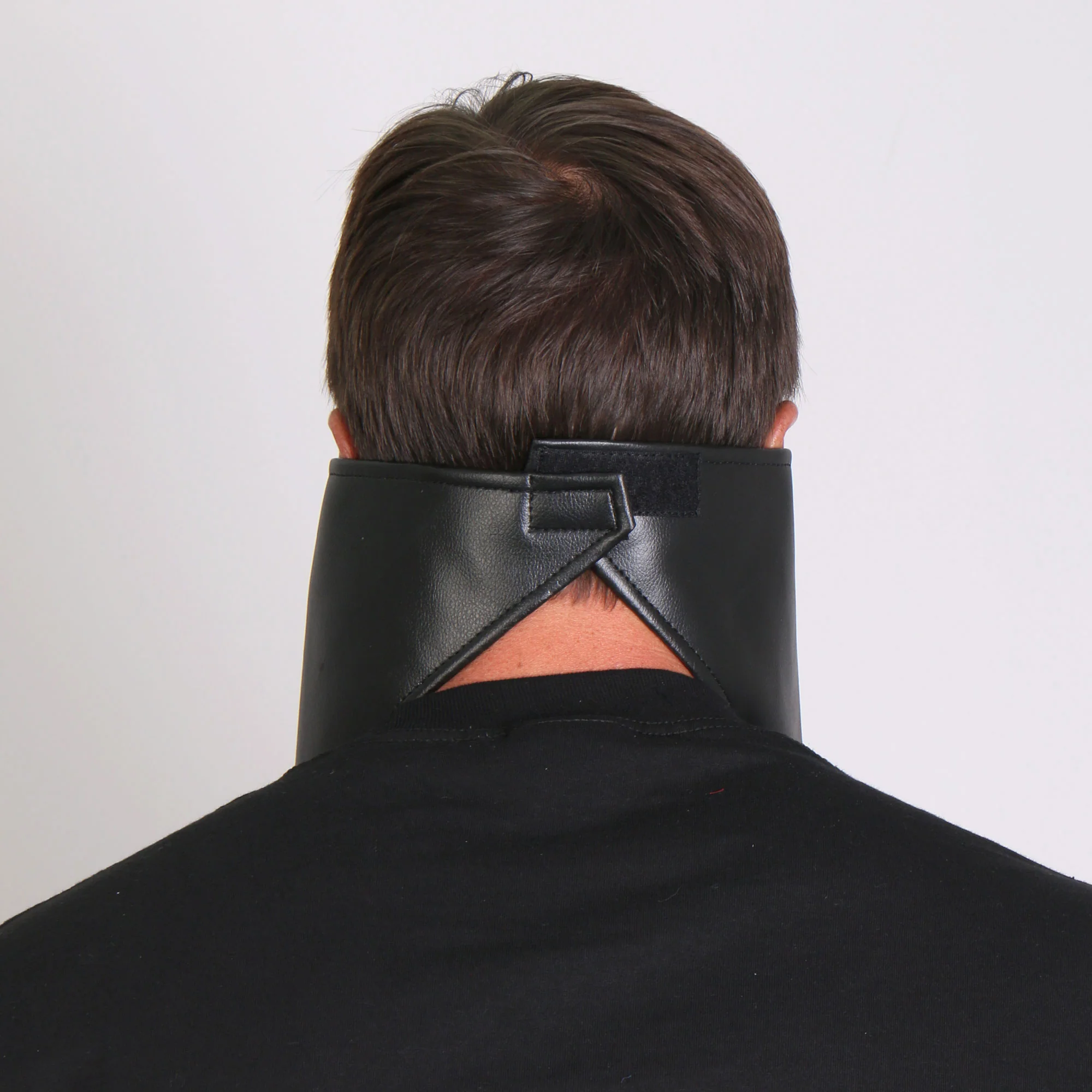 Hot Leathers NWL1004 Black Leather Skull Neck Warmer with Fleece Lining - Image 5