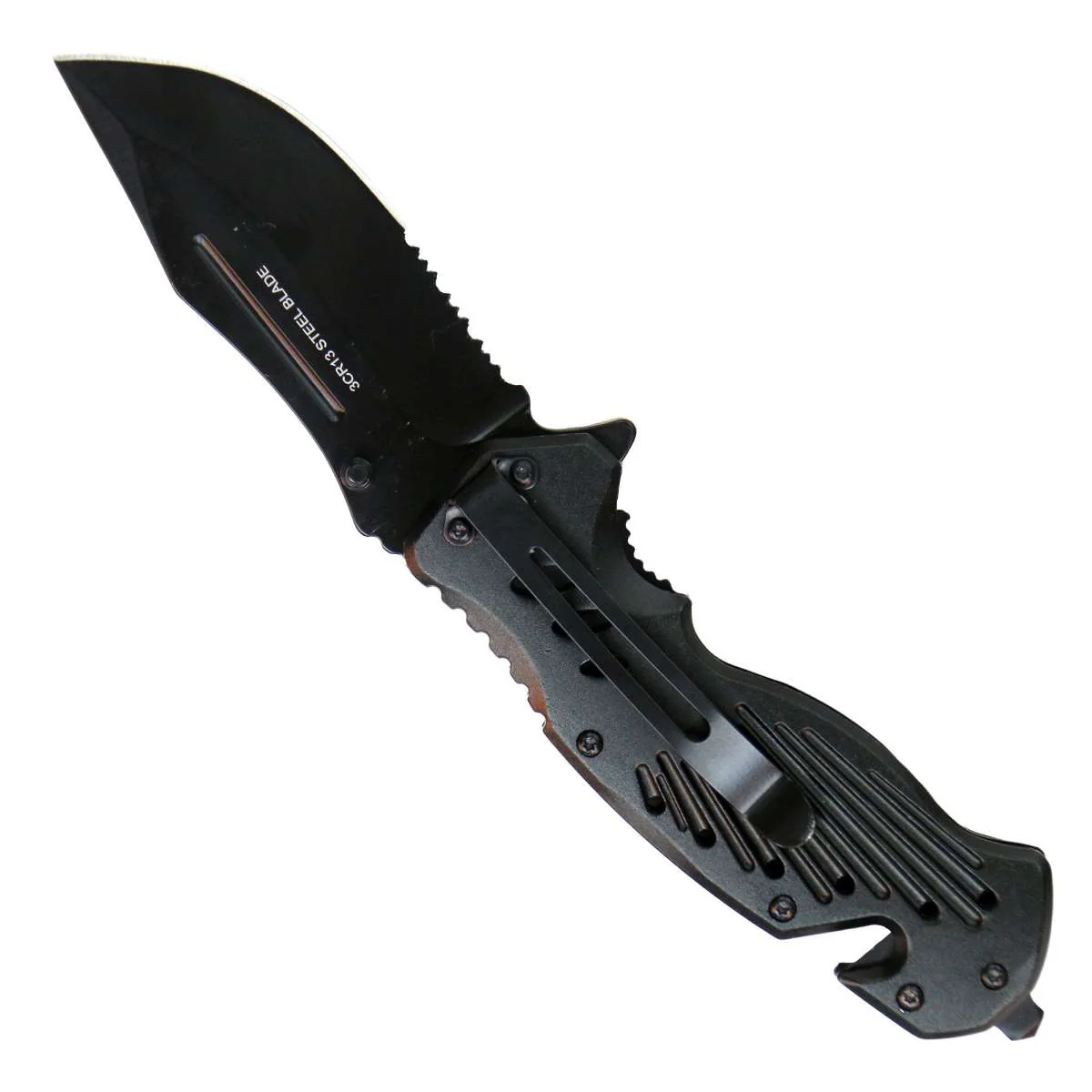 Hot Leathers Orange Flair Knife KNA1180 - Image 3