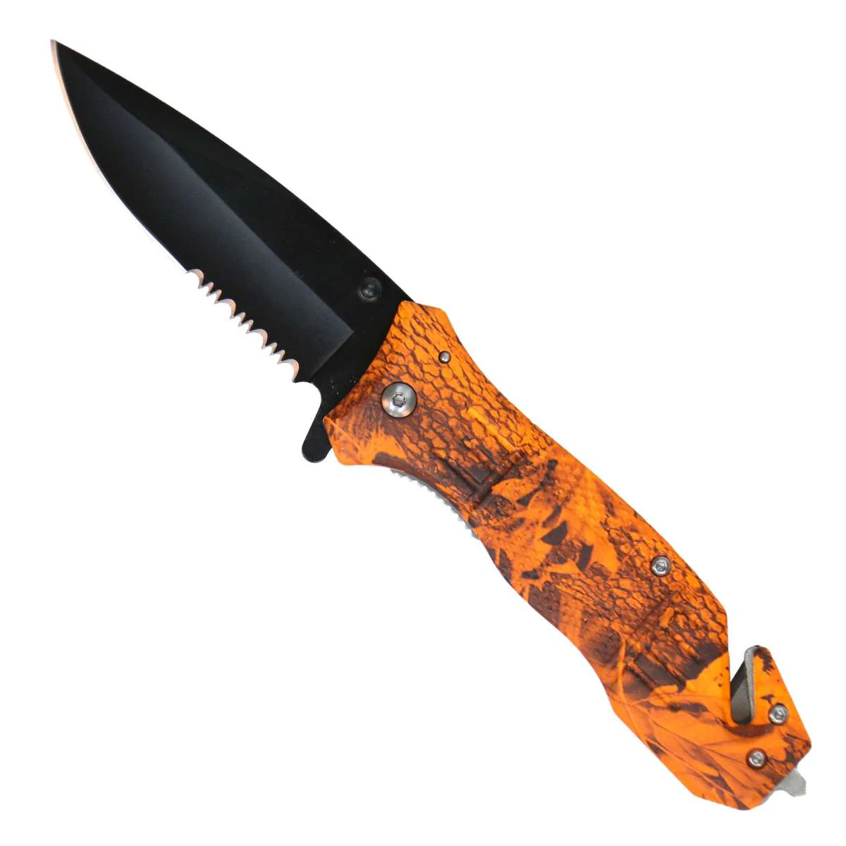 Hot Leathers Orange Wood Grain Camo Knife KNA1163 - Image 2