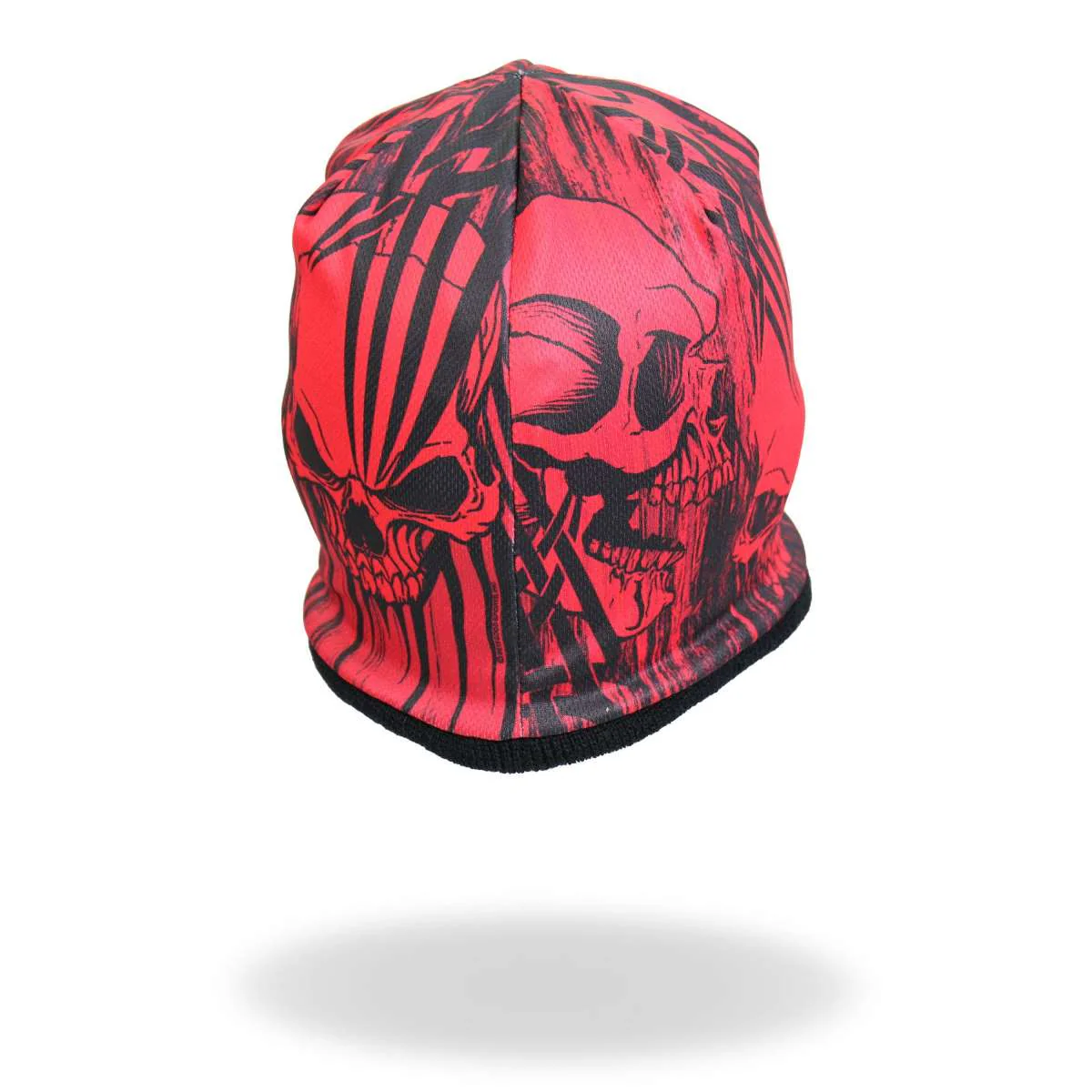 Hot Leathers Over The Top Skull Beanie KHC1016 - Image 6