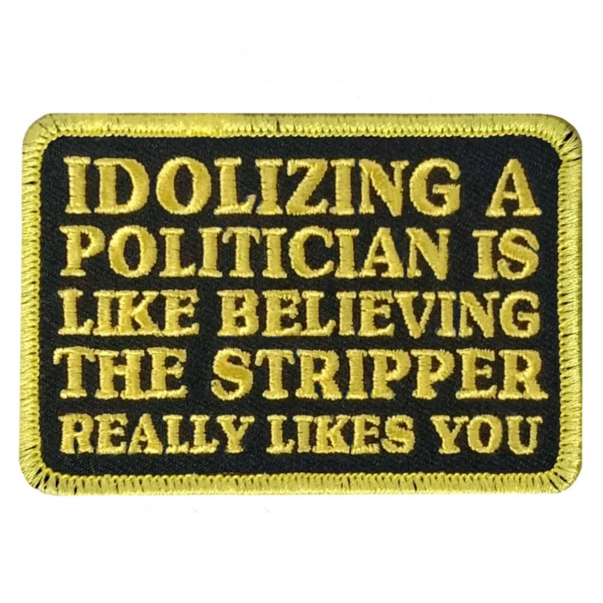 Hot Leathers Politician Stripper 3.5 X 2.3" Embroidered Patch PPW1293