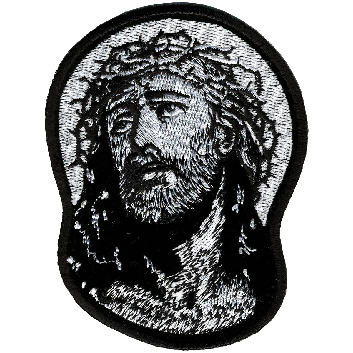 Hot Leathers PPL9296 Jesus in Crown of Thorns 3" x 4" Patch