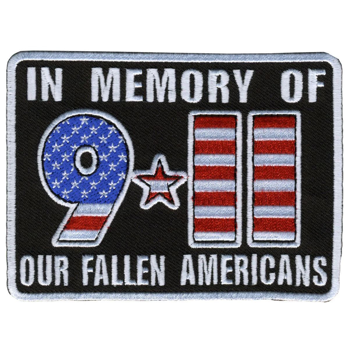 Hot Leathers PPL9314 9-11 In Memory 4" x 3" Patch