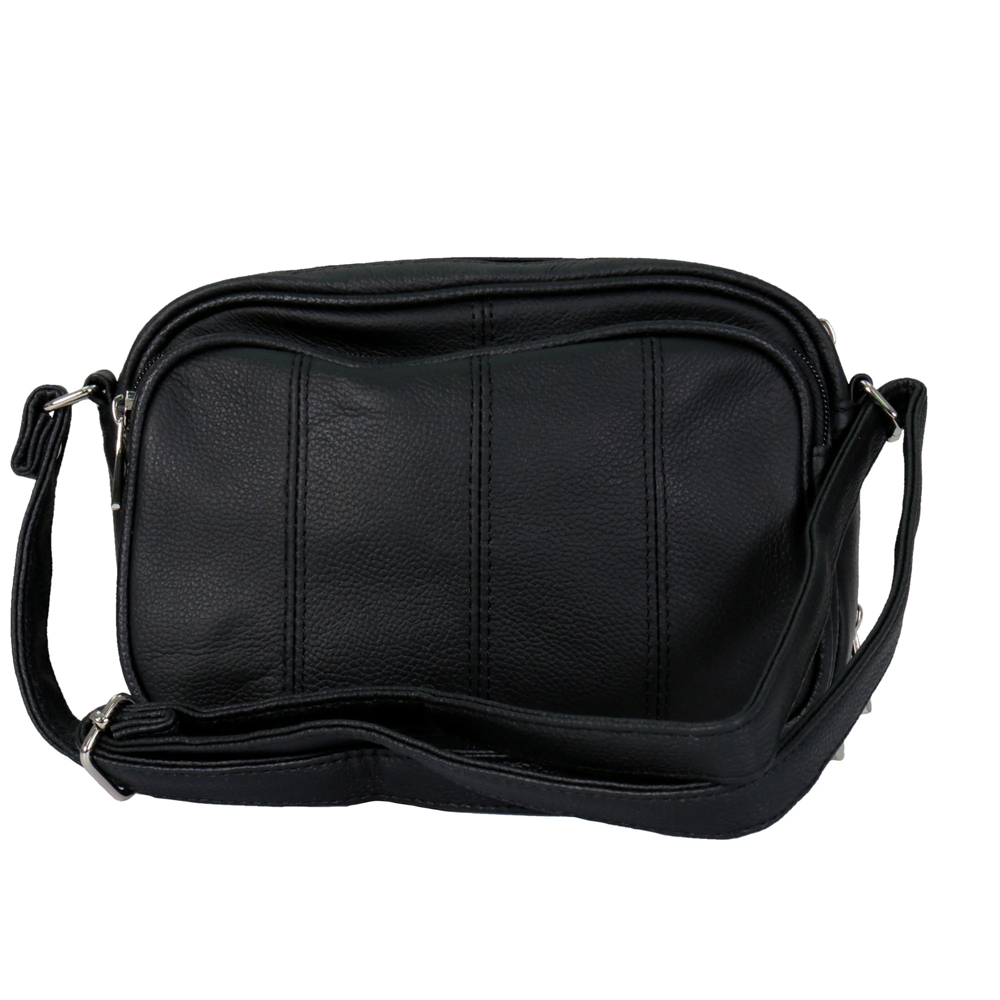 Hot Leathers PUA1028 Small Multipocket Leather Purse - Image 2