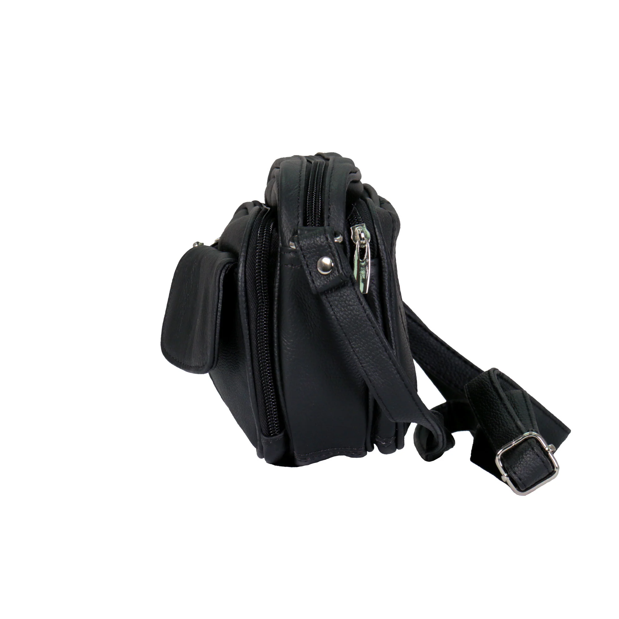 Hot Leathers PUA1028 Small Multipocket Leather Purse - Image 3