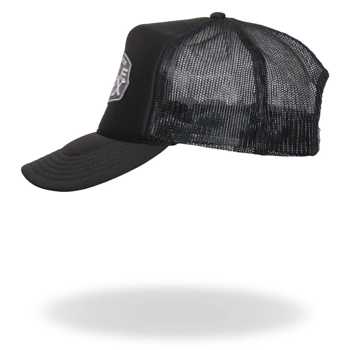 Hot Leathers PWA1006 Official Providence Cycle Worx Gray Patch Snapback Trucker Hat - Image 3