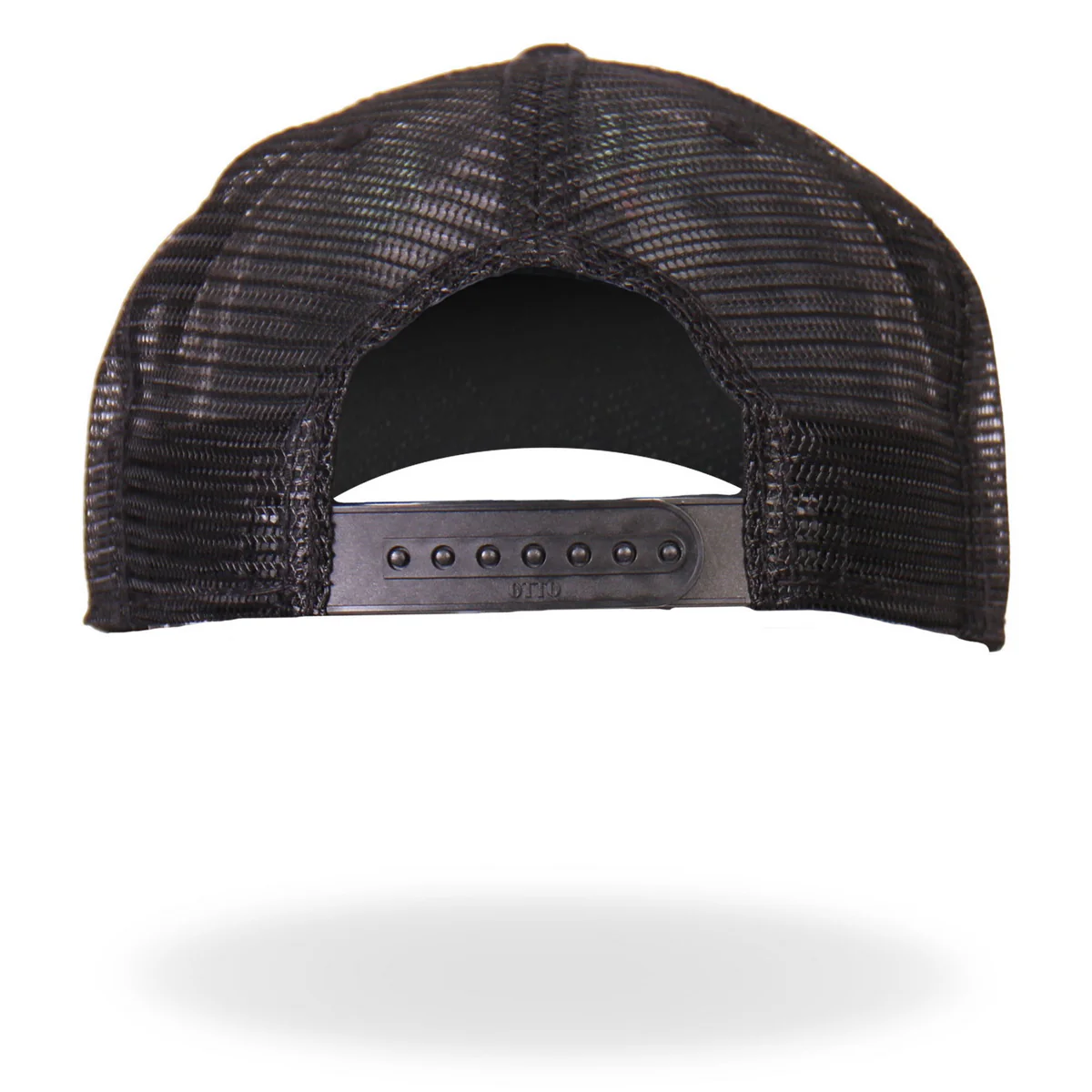 Hot Leathers PWA1006 Official Providence Cycle Worx Gray Patch Snapback Trucker Hat - Image 4