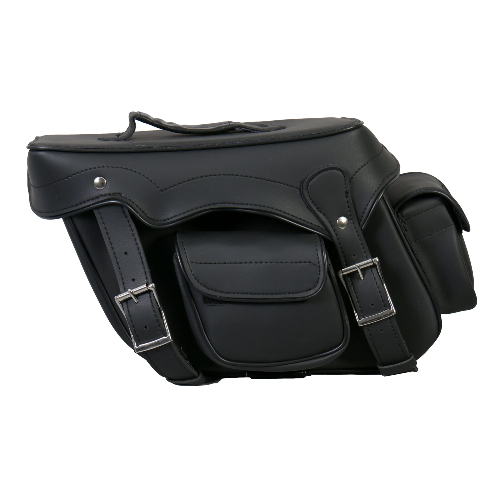 Hot Leathers SDA1004 Extra Large Saddlebags with Concealed Carry Pocket 17X10X6