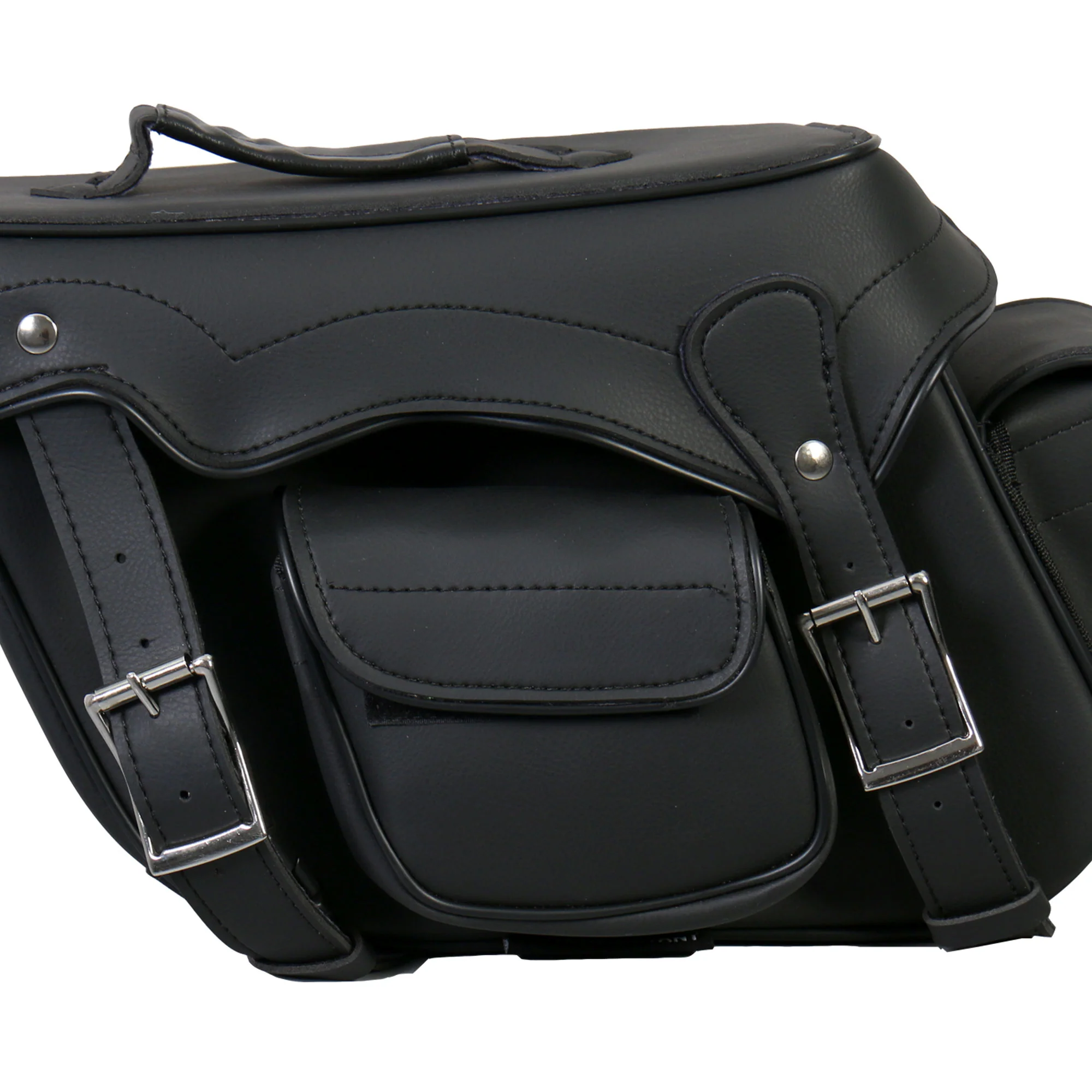 Hot Leathers SDA1004 Extra Large Saddlebags with Concealed Carry Pocket 17X10X6 - Image 2