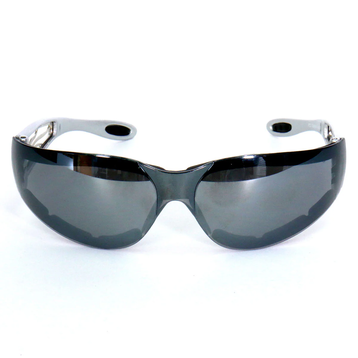 Hot Leathers SGF1073 Silver Mirror Foam Padded Metal Framed Sunglasses - Image 2
