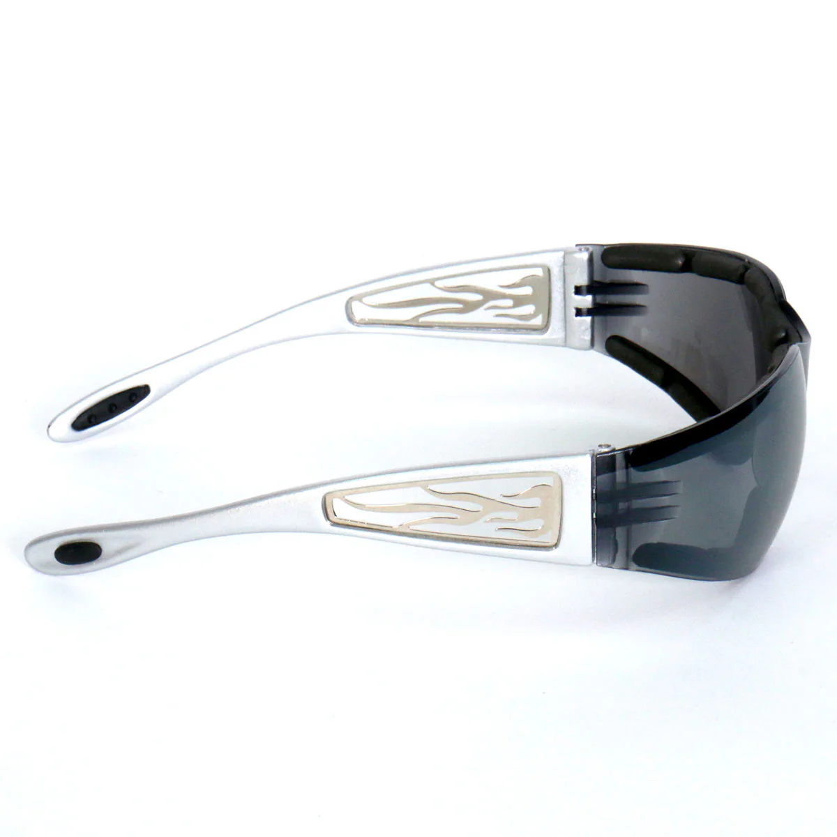 Hot Leathers SGF1073 Silver Mirror Foam Padded Metal Framed Sunglasses - Image 3
