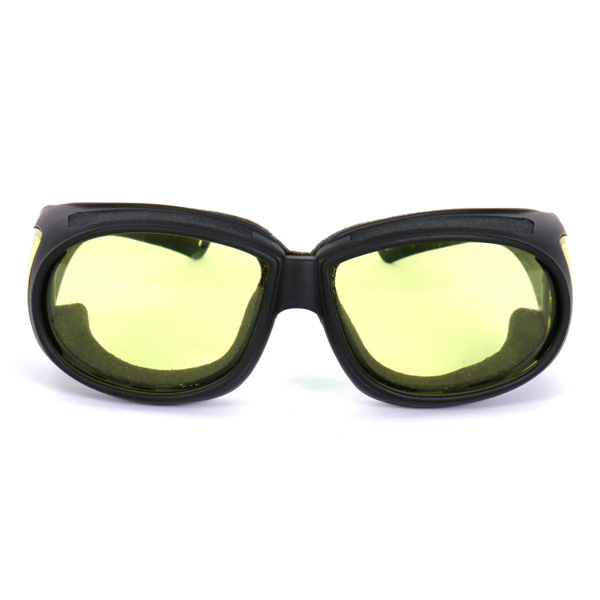 Hot Leathers SGF1075 Yellow Foam Padded Defender Glasses - Image 2
