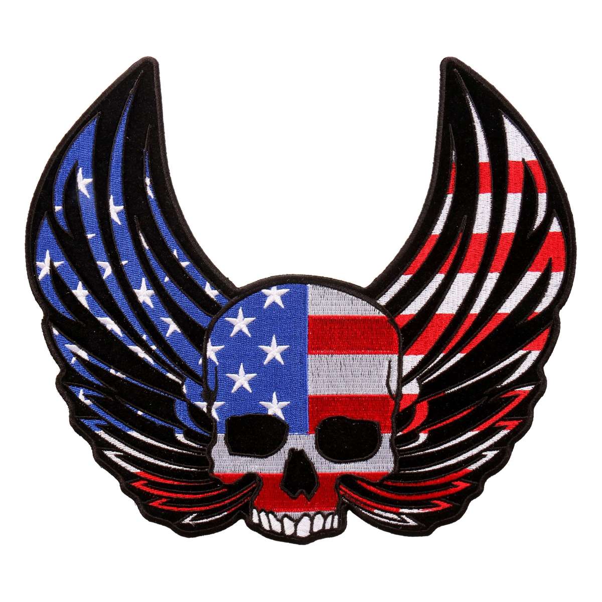 Hot Leathers Skull Wings 10" x 9" Patch PPA9787