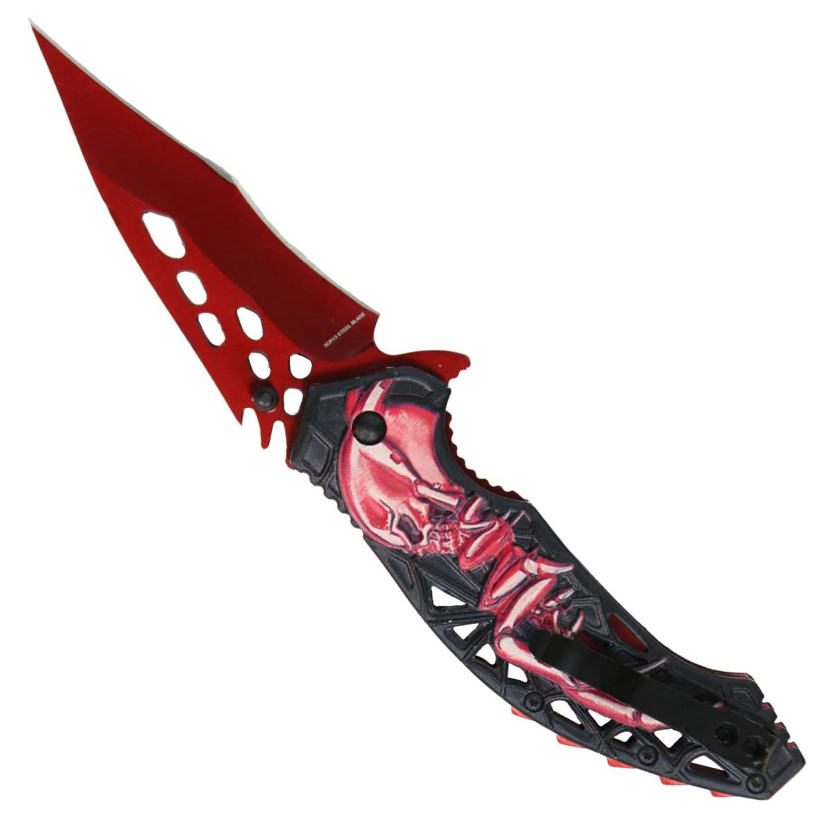 Hot Leathers Spider Skull Knife KNA1146 - Image 3