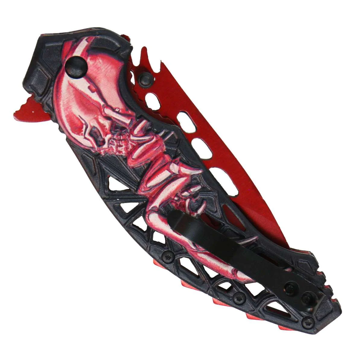 Hot Leathers Spider Skull Knife KNA1146 - Image 4