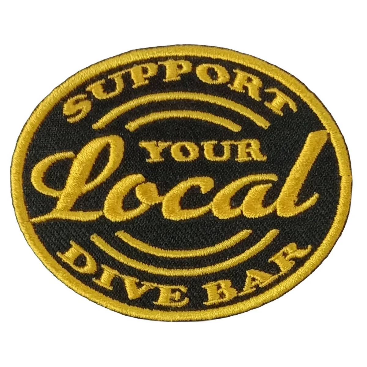Hot Leathers Support Dive Bar 3" X 3" Embroidered Patch PPW1140
