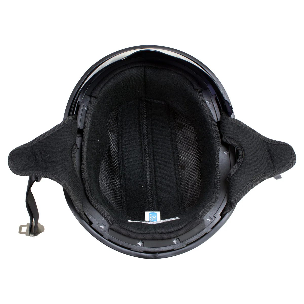 Hot Leathers T72 Blue Flag Advanced DOT Motorcycle Half Helmet Biker w/ Drop Down Visor - Image 4
