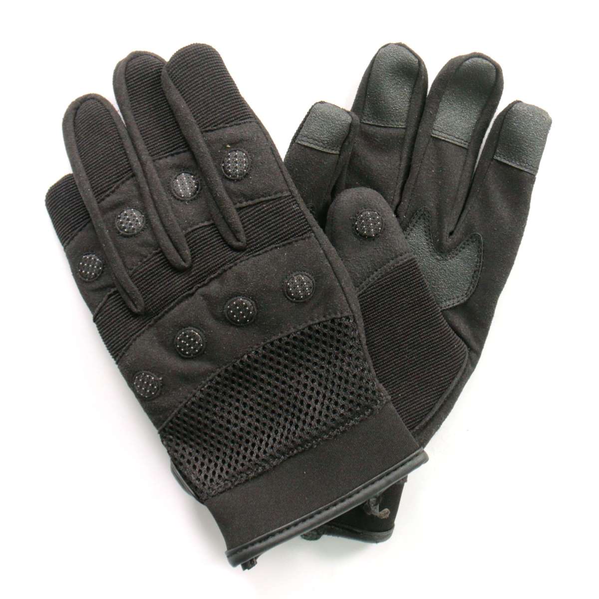 Hot Leathers Textile Padded Knuckle Mechanic Gloves GVM2101 - Image 4