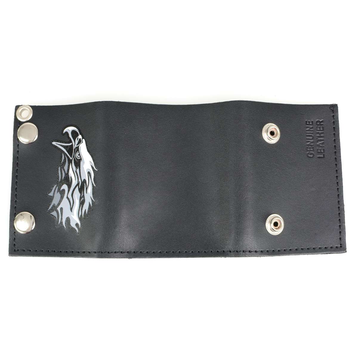 Hot Leathers Tribal Eagle Tri-fold Wallet WLB1020 - Image 3