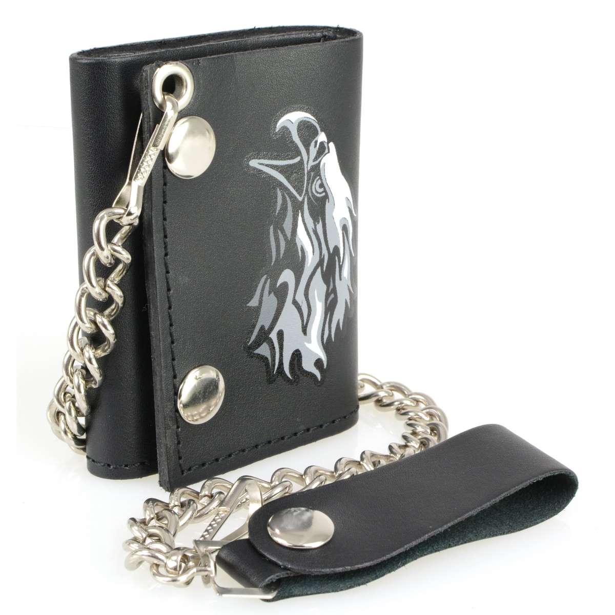 Hot Leathers Tribal Eagle Tri-fold Wallet WLB1020 - Image 7