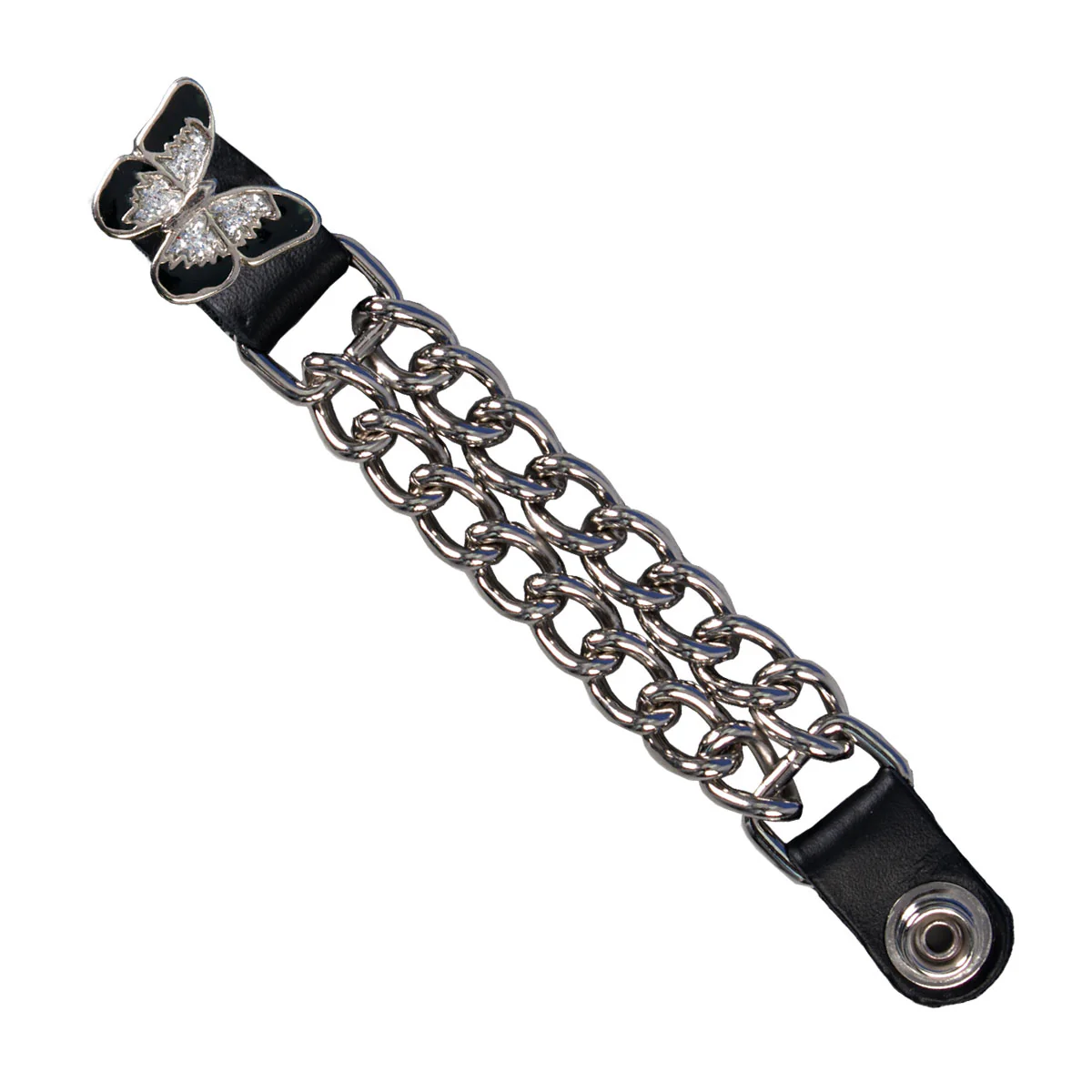 Hot Leathers VXC1029 Sparkle Butterfly Vest Extender