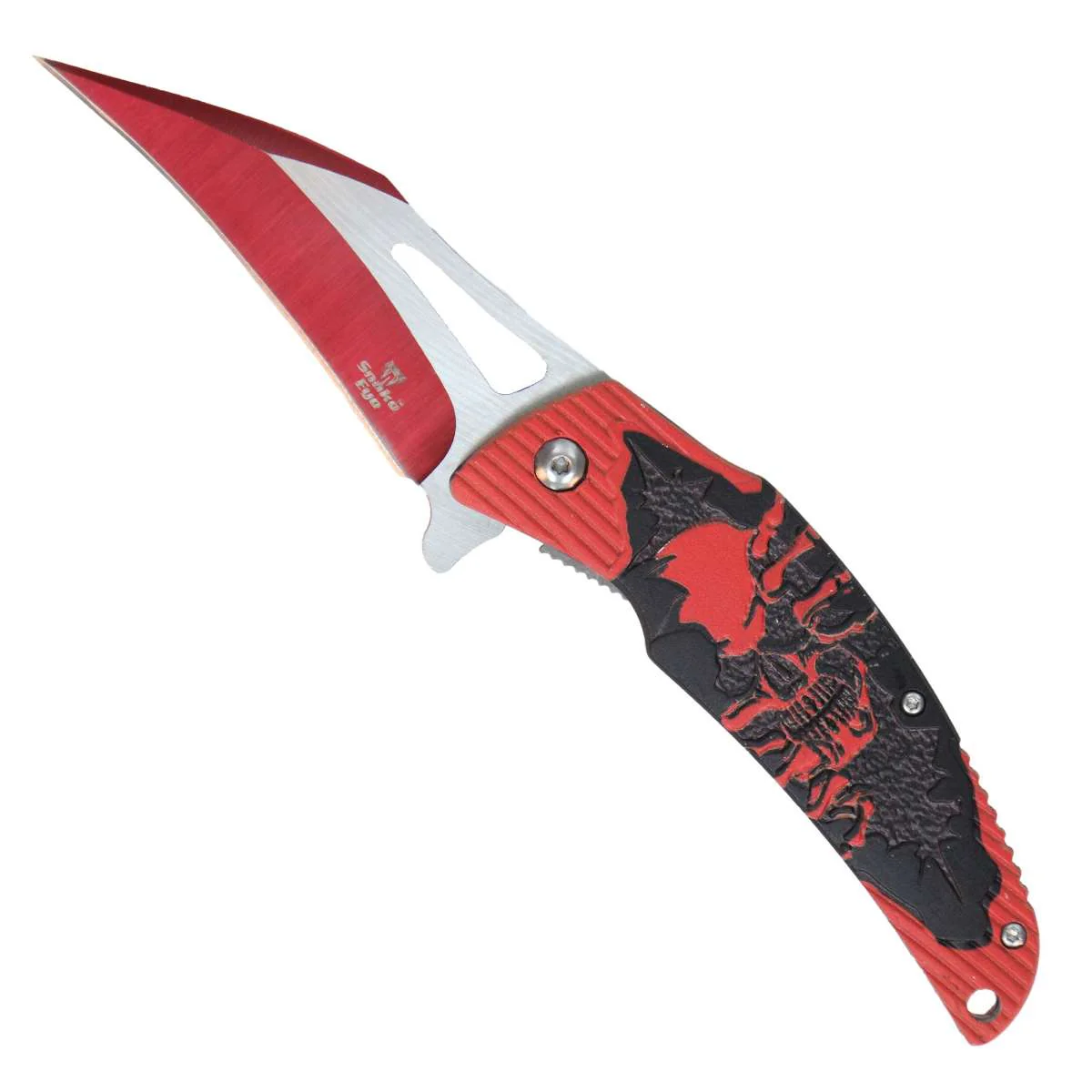 Hot Leathers Wild Red Skull Knife KNA1145 - Image 2