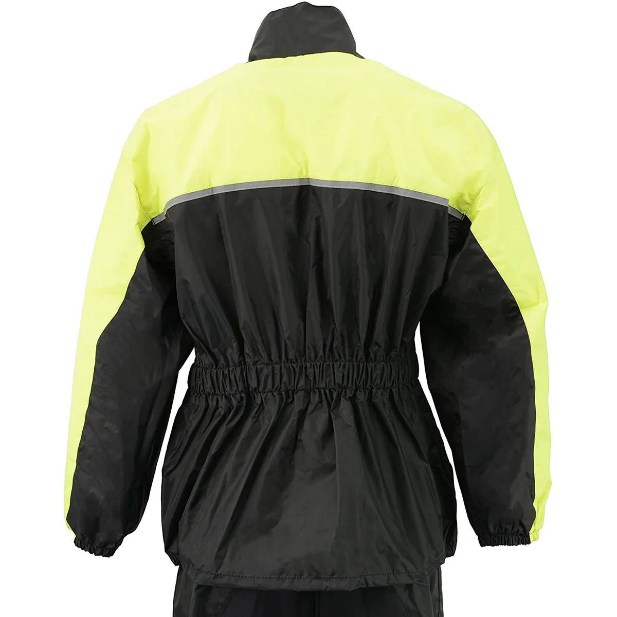 M-Boss Motorcycle Apparel BOS19500 Men’s Black and Red 2-Piece Motorcycle Rain Suit - Image 12