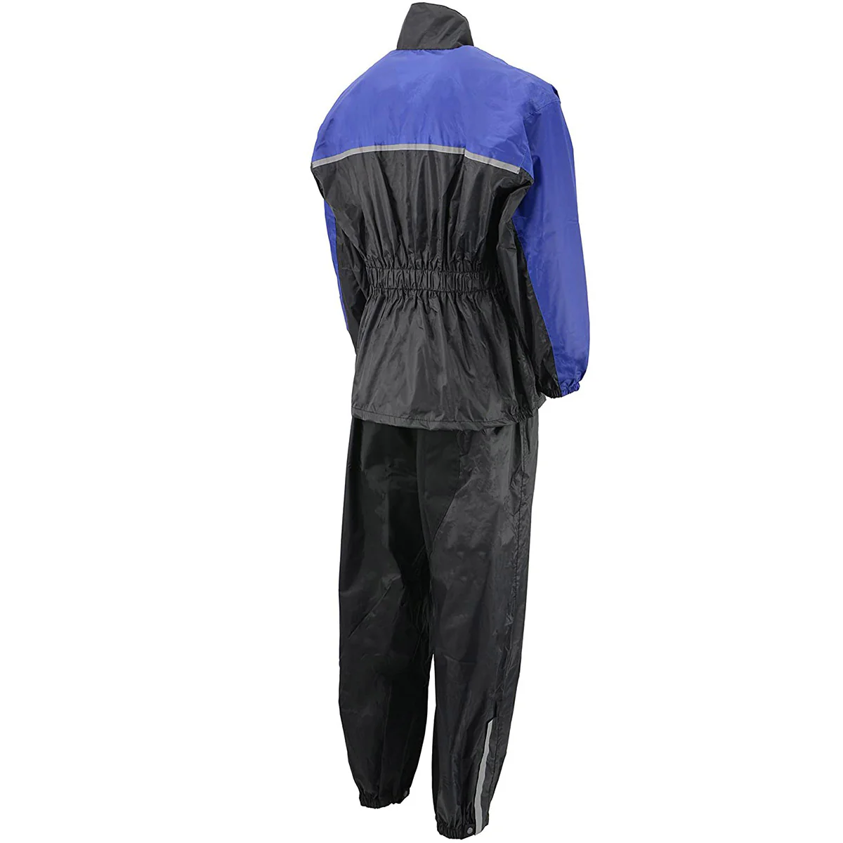 M-Boss Motorcycle Apparel BOS19500 Men’s Black and Red 2-Piece Motorcycle Rain Suit - Image 16