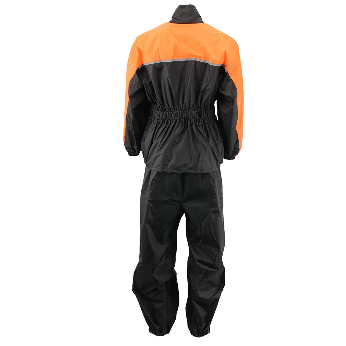 M-Boss Motorcycle Apparel BOS19500 Men’s Black and Red 2-Piece Motorcycle Rain Suit - Image 17