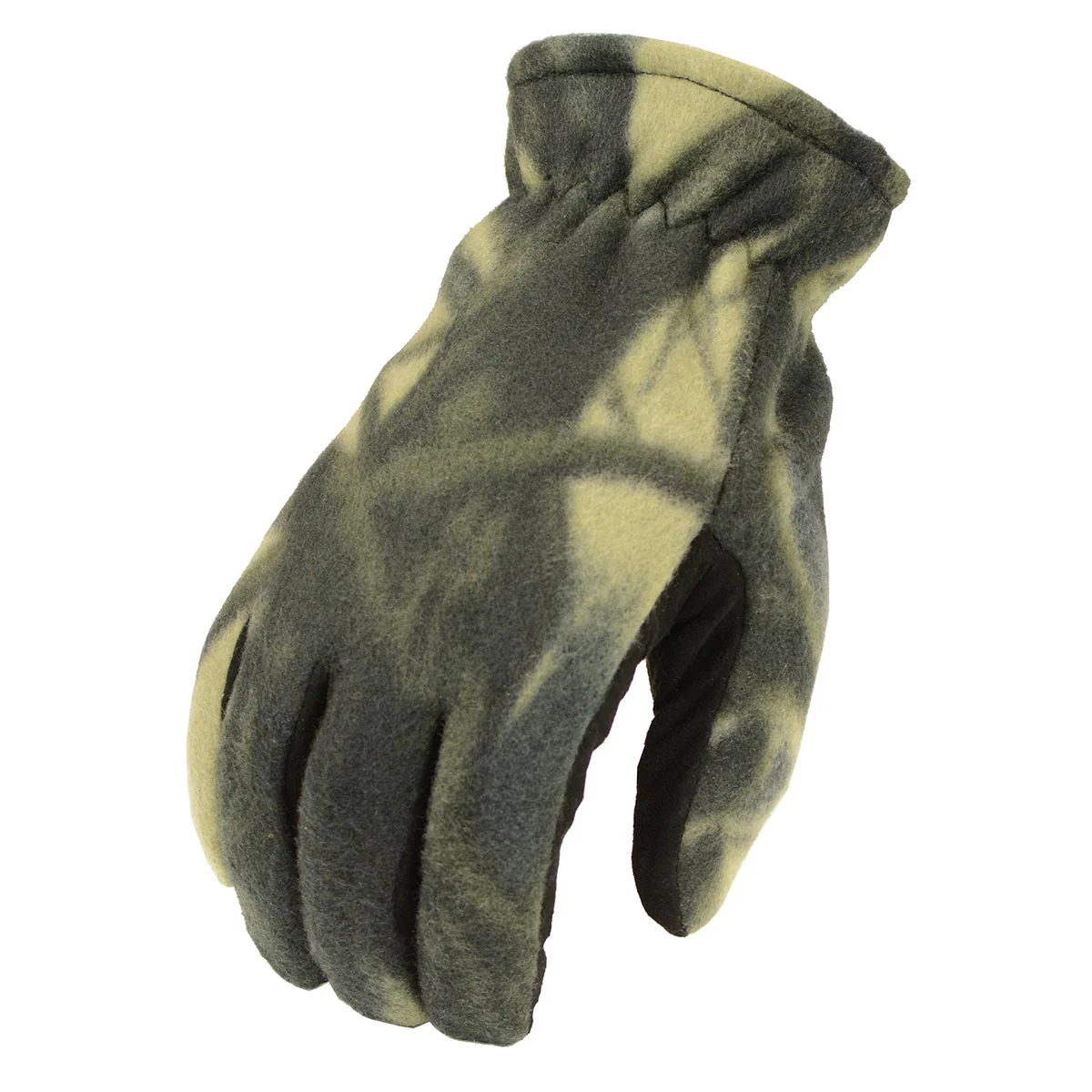 M-Boss Motorcycle Apparel BOS37553 Men's Camo Deer Suede Palm and Fleece Thermal Lined Gloves - Image 5