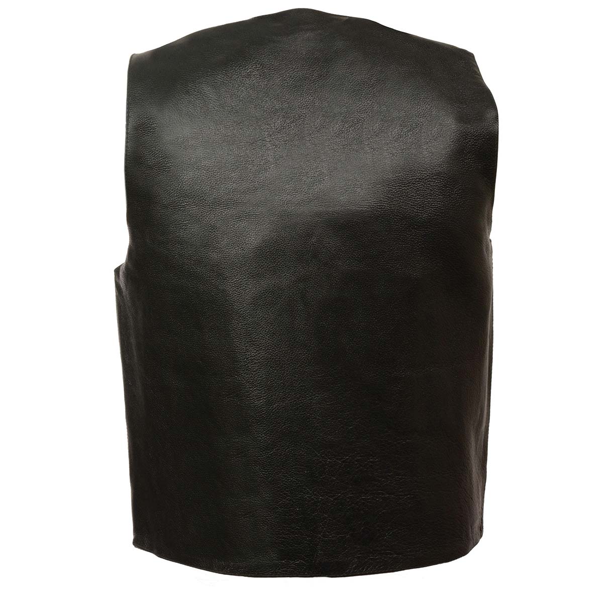 Men’s XS102 Black Classic Motorcycle Vest - Image 2